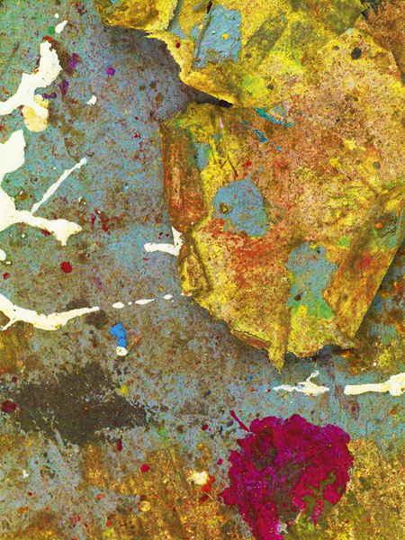 Peter Lamb, White rainbow red light showing, 2013