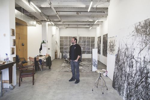 Mauro Giaconi in a live/work studio