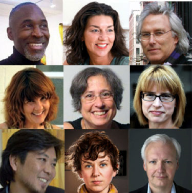 Nick Cave, Monique Meloche, Eric Fischl, Michelle Grabner, Jessica Stockholder, Adrienne Outlaw, Akio Aoki, Peregrine Honig and Tony Tasset