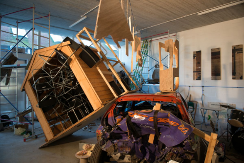 The Living Studio, by Aaron Williamson, the 2013-14 Stephen Cripps Studio Award recipient. Photo: Aaron Williamson (2014)