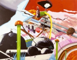 Vulkano Bordo. 2004 oil on canvas over panel