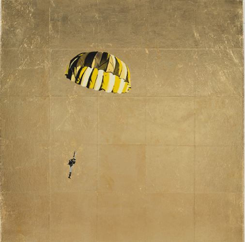 Yellow & Black Parachute (Gold), 2008<br class=