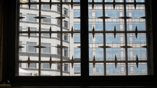 Fortified window of Warehouse<br class=