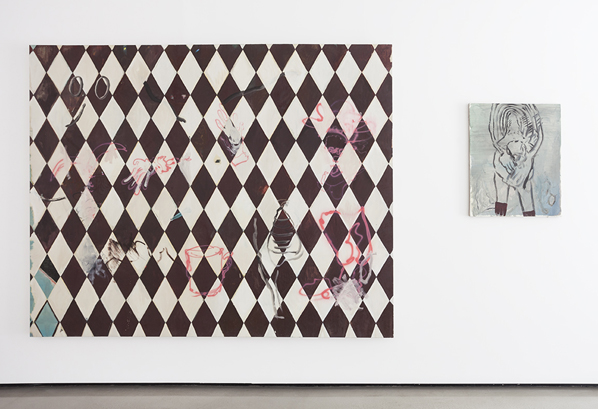 Benjamin Brett, Untitled (2013) and Dancer (2013),