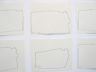 perimeter - detail of installation, 2006