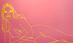 "December 1969", oil on wood, 12 x 18, 2004