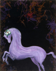 Purple Steed, 2005, Oil on canvas