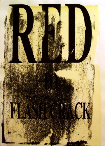 Red To Flash Crack<br/>56cm x 76cm<br/>screenprint<br/>