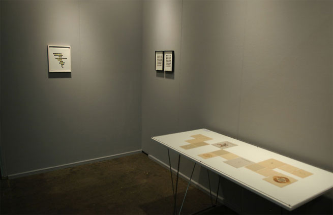 Simone Schardt<br/>Installation view, Swiss Art Awards, Basel, 2009<br/>