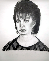 Sandra, pencil on paper, 2010.