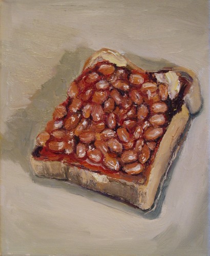 Jelly Babies III 2013<br/>Oil on canvas<br/>6 x 4 inches<br/>