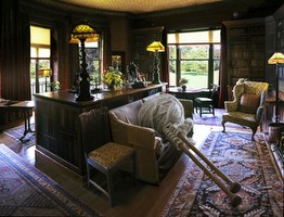 Library with Knitting Needles, 2011, 100cm x 75cm